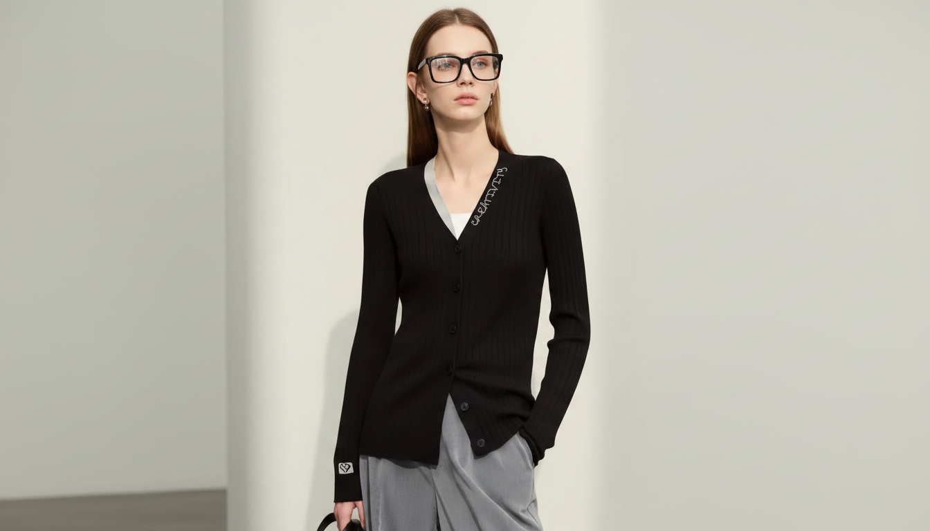 Best Tops to Wear Under a V-Neck Cardigan (No Gaping)